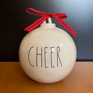 Rae Dunn Cheer ornament